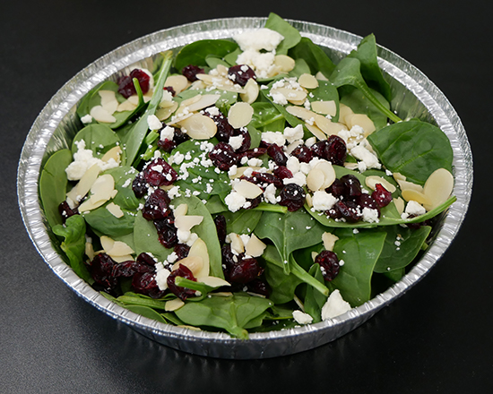 CRANBERRY FETA SPINACH SALAD image